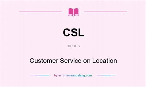 csl customer service.